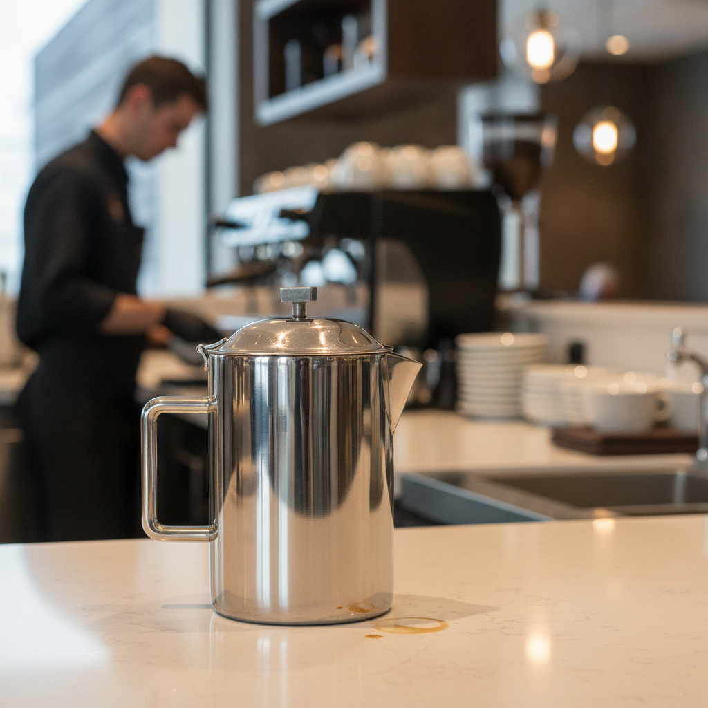 Stainless Steel Coffee Pot 1L for Catering & Hospitality