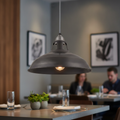 Iron Slotted Pendant Light 380mm for Home & Office