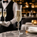 Eco-Crystal Champagne Flute 130ml for Celebrations (Pack of 12)
