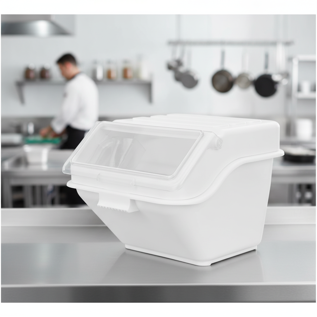 Polypropylene Ingredient Bin 38L for Busy Kitchens