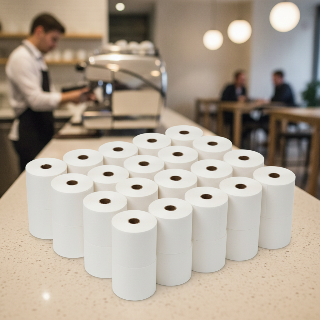 Paper Thermal Till Rolls 80x72mm for Cash Registers (Pack of 20)