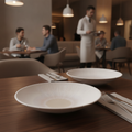 Melamine Blush Round Bowl 300mm for Modern Table Settings