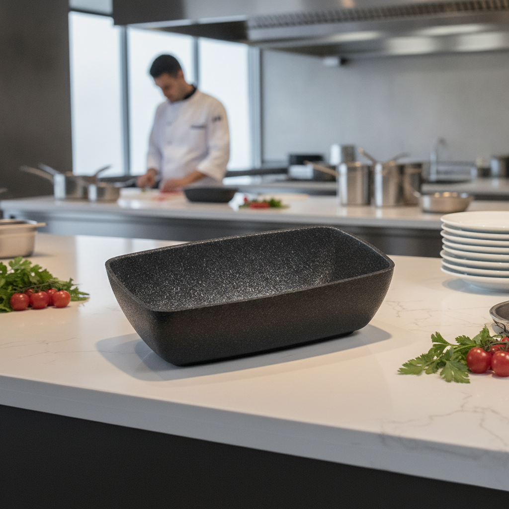 Aluminium Non-Stick Bowl GN 1/4 265x162mm for Catering Displays
