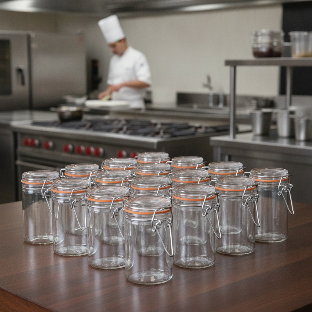 Glass Mini Terrine Jars 70ml for Creative Food Presentation (Pack of 12)