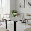 Tempered Glass Square Table Top 700x700mm for Cafés & Restaurants