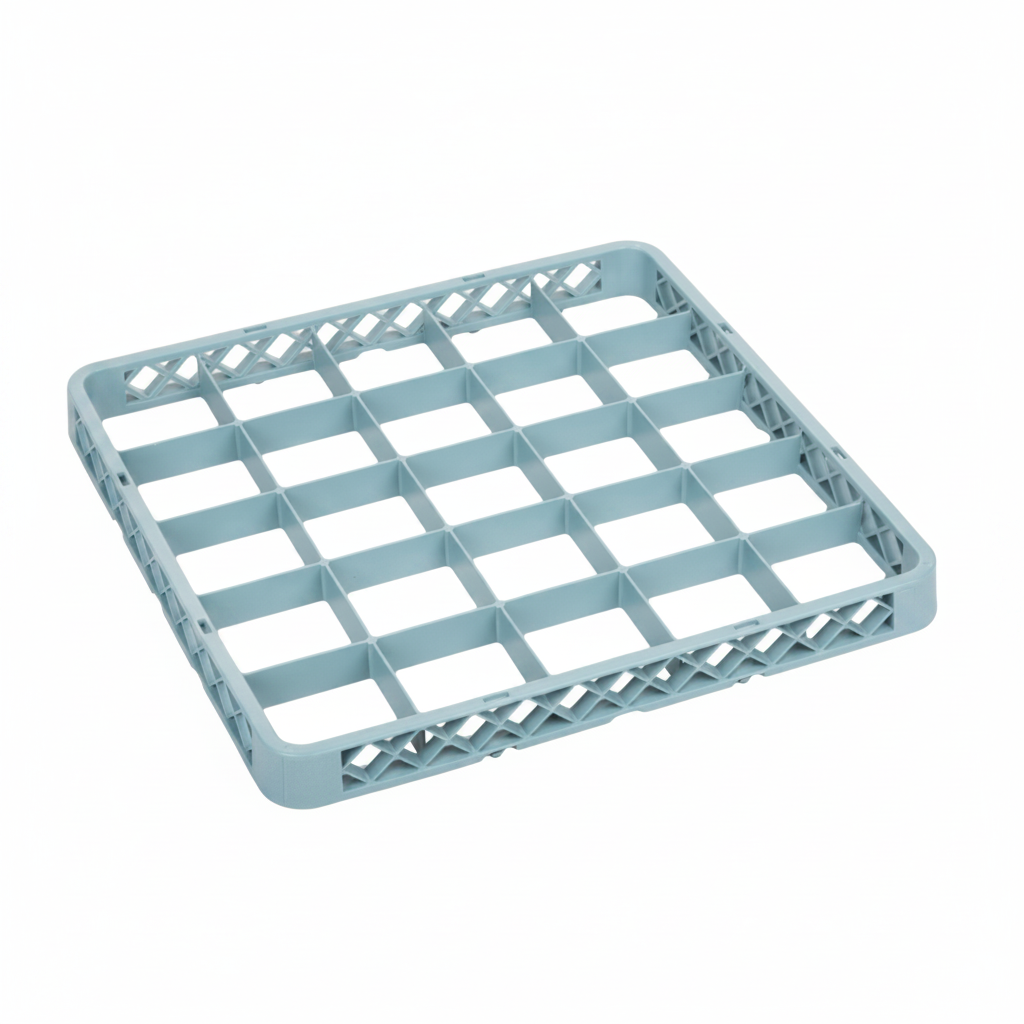 Glass Rack Extender for 25 Compartments for Professional Cleaning