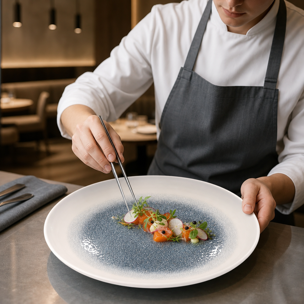 Round Trace Bowls 253mm Porcelain for Modern Tableware (Pack of 12)