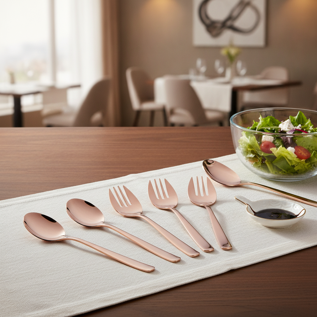 18/10 Stainless Steel Small Salad Forks for Serving (Pack of 6)