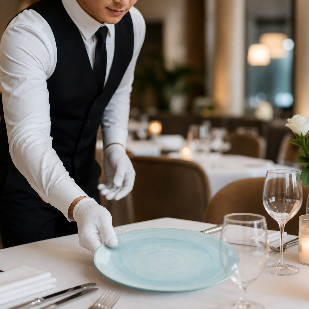 Coupe Plates 260mm Vitrified Ceramic for Professional Dining (Pack of 12)
