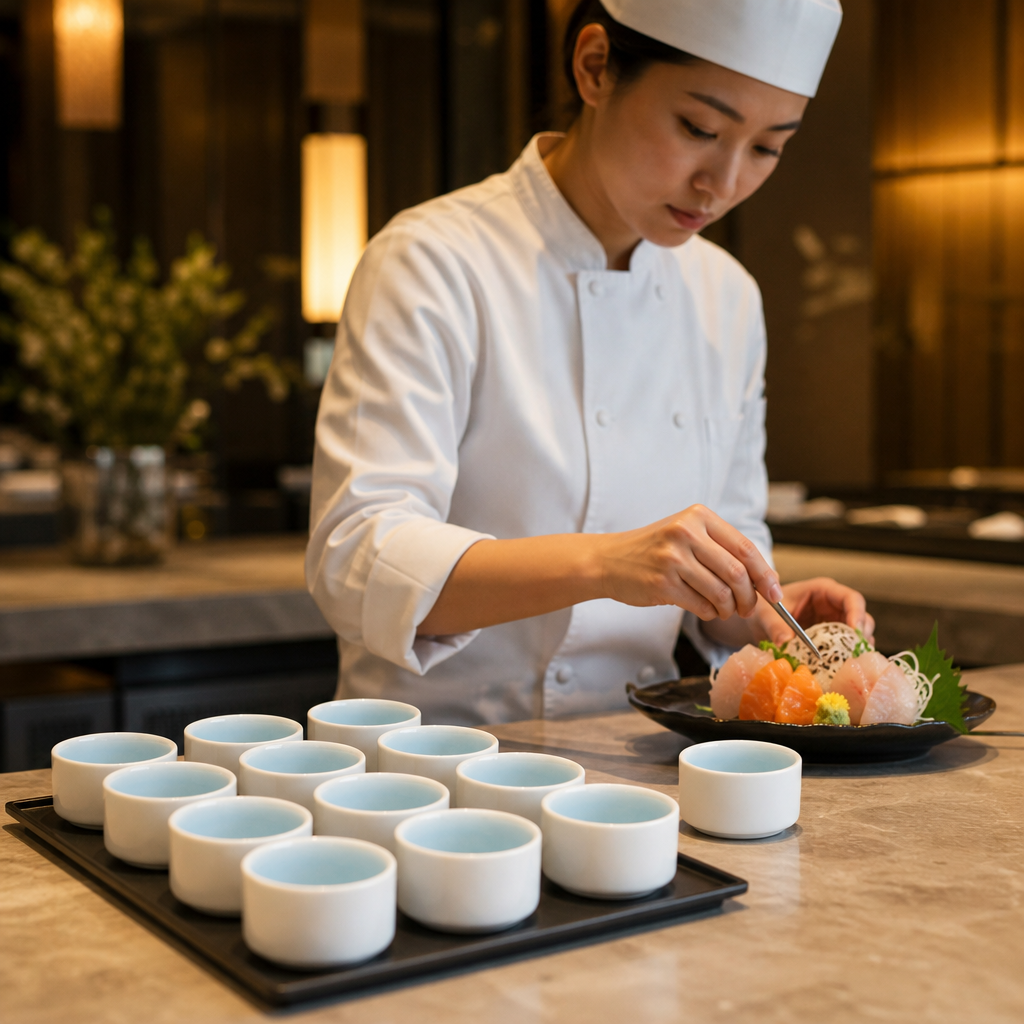 Dipping Dishes 81ml Aqua Porcelain for Stylish Table Settings (Pack of 12)