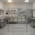 Zinc Coated Steel Wire Shelving Kit 1220x460mm for Storage Solutions