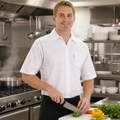 Unisex Cool Vent Chefs Shirt in White for Busy Kitchens