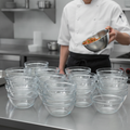Toughened Glass Chef's Bowls 126ml for Food Preparation (Pack of 36)
