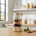 Glass Wide Mouth Preserve Jar 1000ml for Food Storage