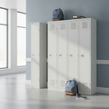 Powder Coated Steel Single Door Locker 450mm Deep for Schools & Workplaces