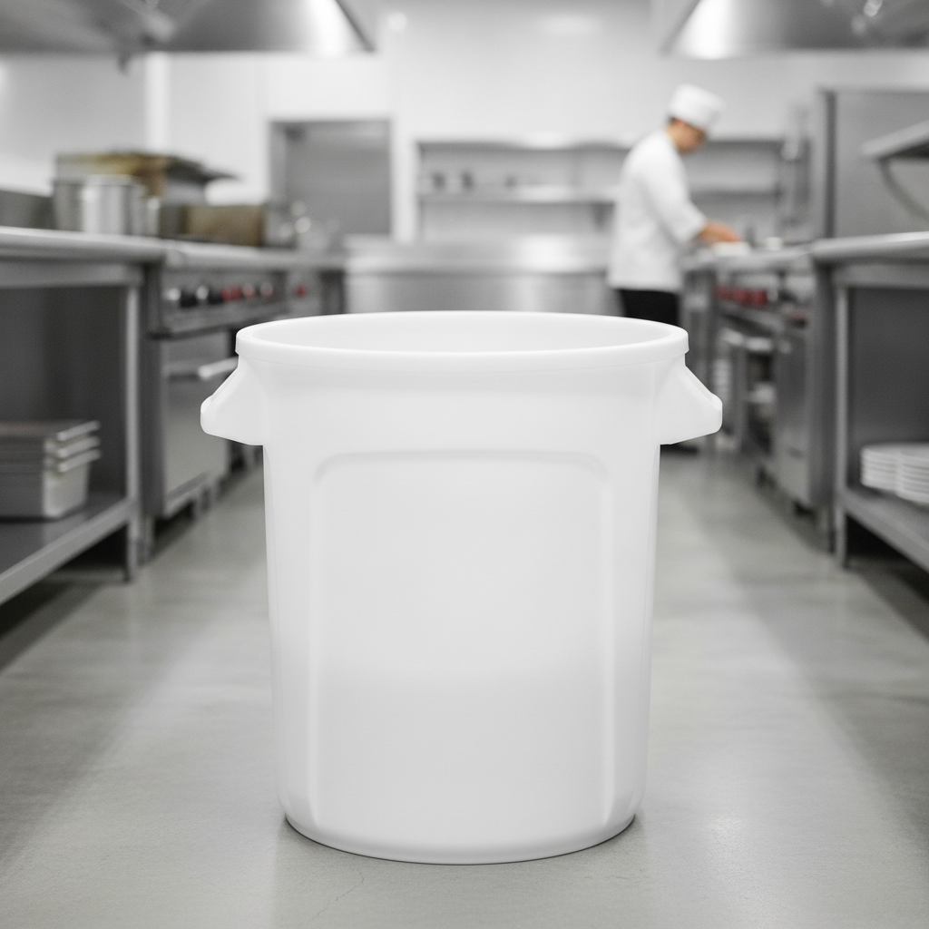Polyethylene Waste Container 37.9L for Commercial Use