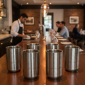 Stainless Steel Gunmetal Wine Coolers 120mm for Bars & Restaurants (Pack of 6)