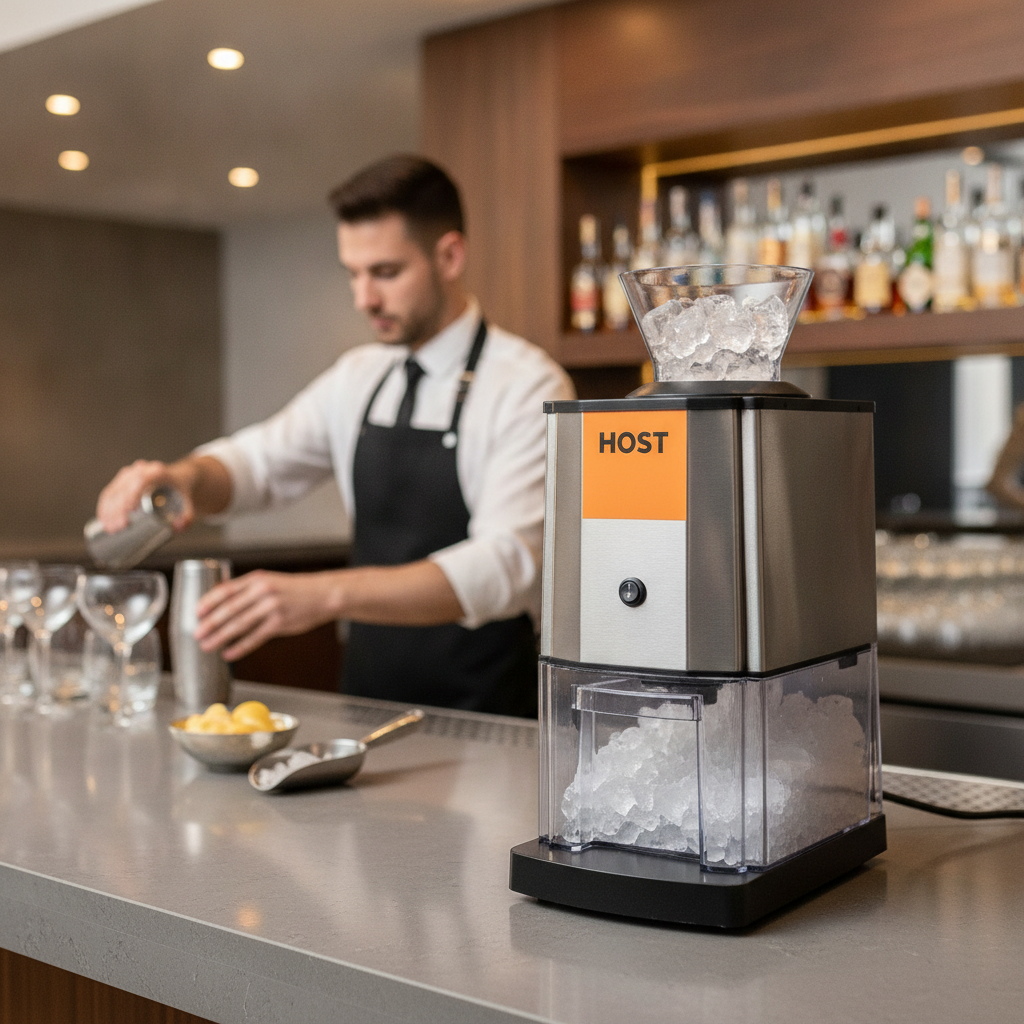 Stainless Steel Ice Crusher 3L for Busy Bars & Kitchens