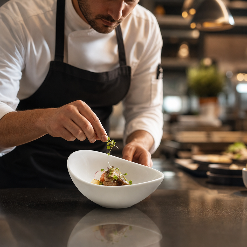 Bowls 130mm Porcelain for Food Presentation (Pack of 12)