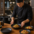 Coupe Plates 230mm Melamine for Asian Cuisine (Pack of 6)