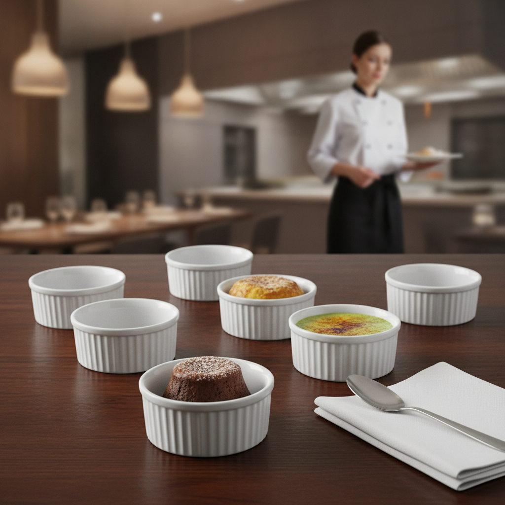 Porcelain Ramekins 170ml for Stylish Dining (Pack of 6)