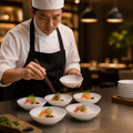 Contour Shallow Bowls 116mm Blue Ceramic for Restaurants (Pack of 12)