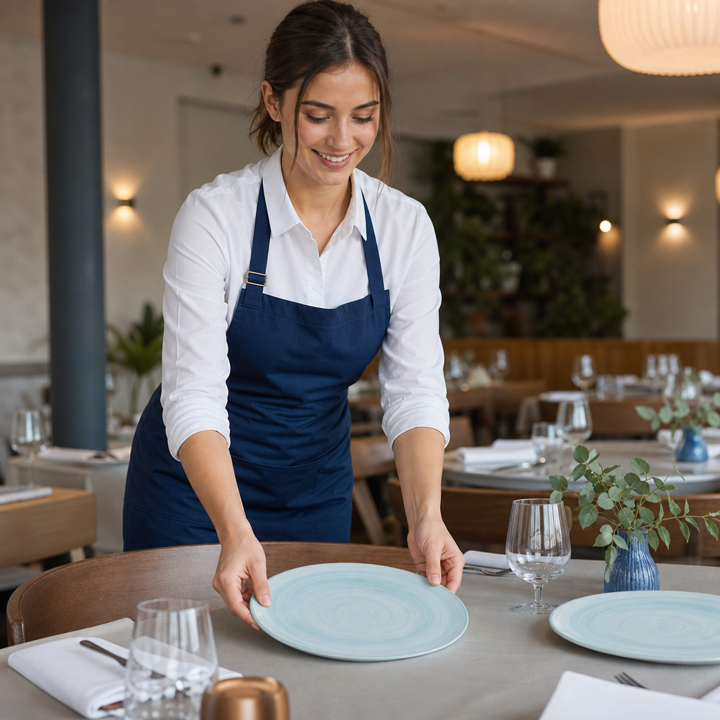 Coupe Plates 285mm Vitrified Ceramic for Dining Tables (Pack of 12)