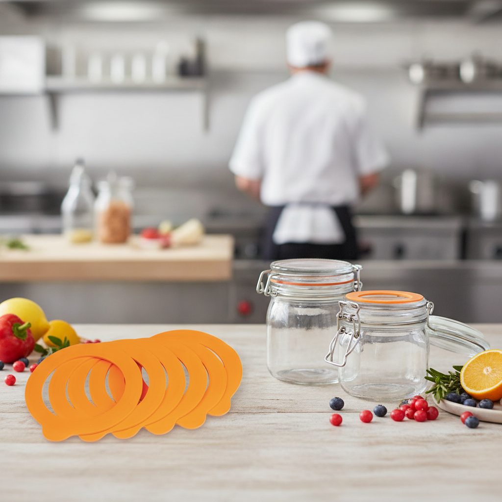 Rubber Seals for Small Preserve Jars for Food Storage (Pack of 6)
