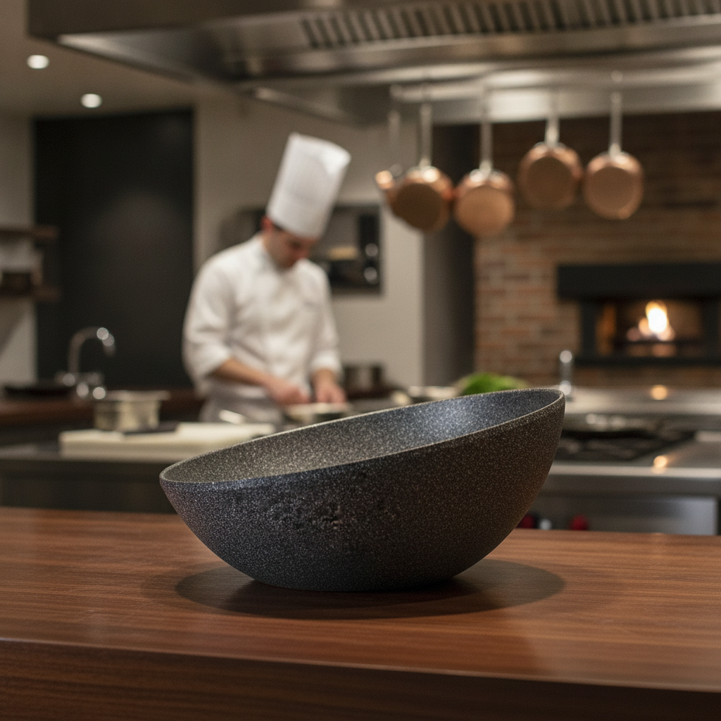 Cast Aluminium Bowl 3L for Culinary Presentations