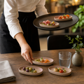 Oval Plates 110mm Stoneware for Modern Dining Spaces (Pack of 6)