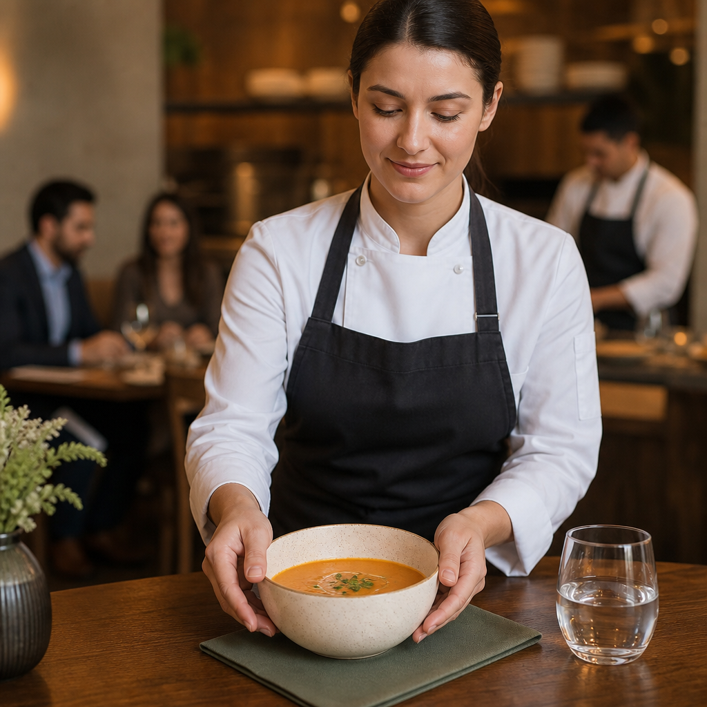 Soup Bowls 470ml Cream Vitrified Ceramic for Hospitality (Pack of 12)