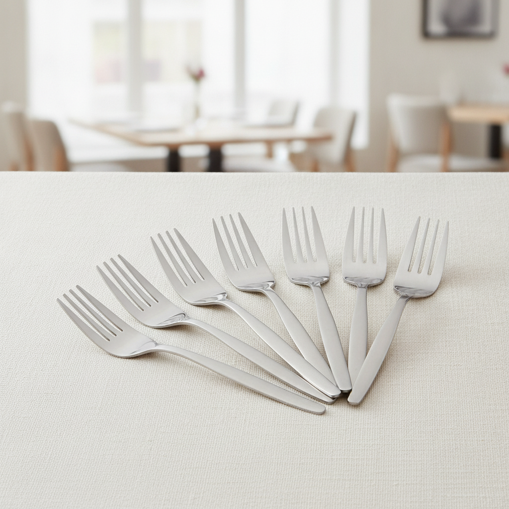 18/0 Stainless Steel Table Forks for Casual Dining (Pack of 12)