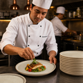 Vitrified Pier Stack Plates 230mm China for Serving and Presentation (Pack of 12)