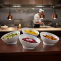 Melamine Tilted Buffet Bowls 1.3L for Catering & Hospitality (Pack of 4)