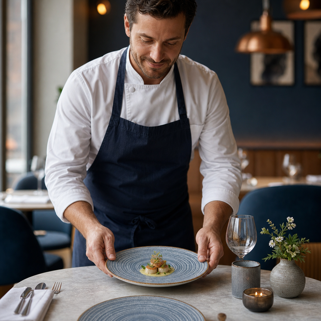 Coupe Plates 260mm Porcelain for Restaurants & Cafés (Pack of 12)