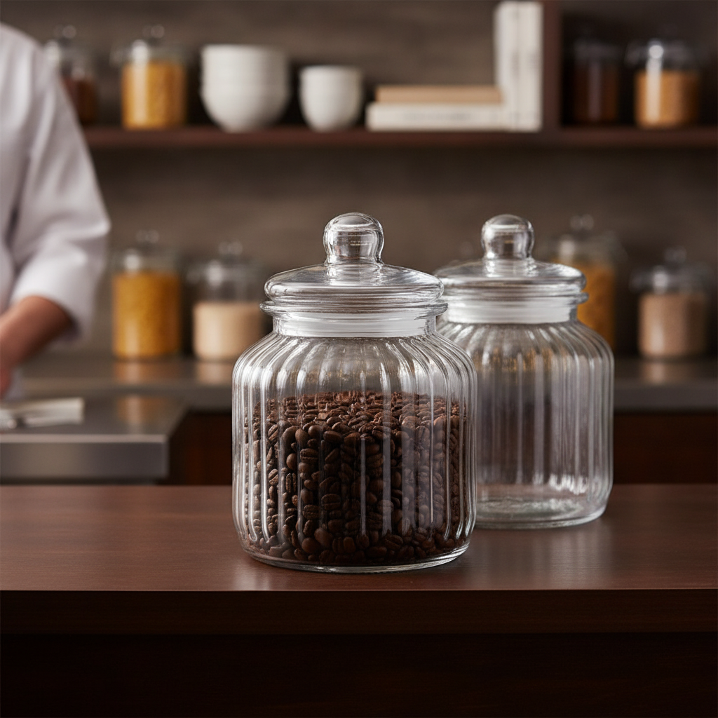 Glass Storage Jar 3L for Pantry Storage