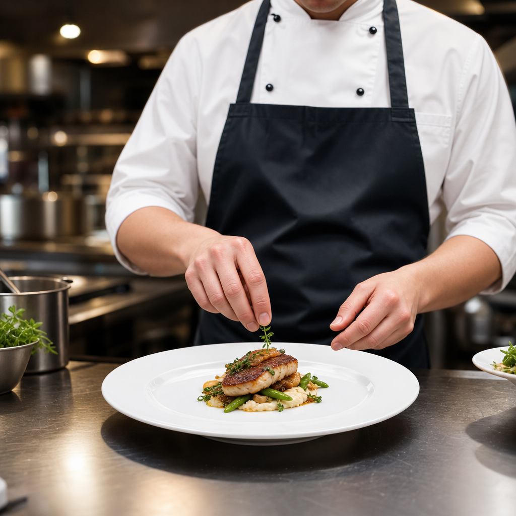 Rimmed Plates 254mm Porcelain for Professional Catering (Pack of 6)