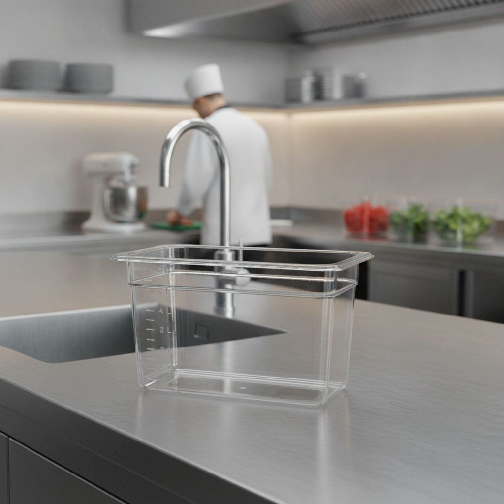 Polycarbonate Gastronorm Container 200mm for Professional Kitchens