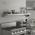 Stainless Steel Wall Shelf 1800x300mm for Efficient Kitchens