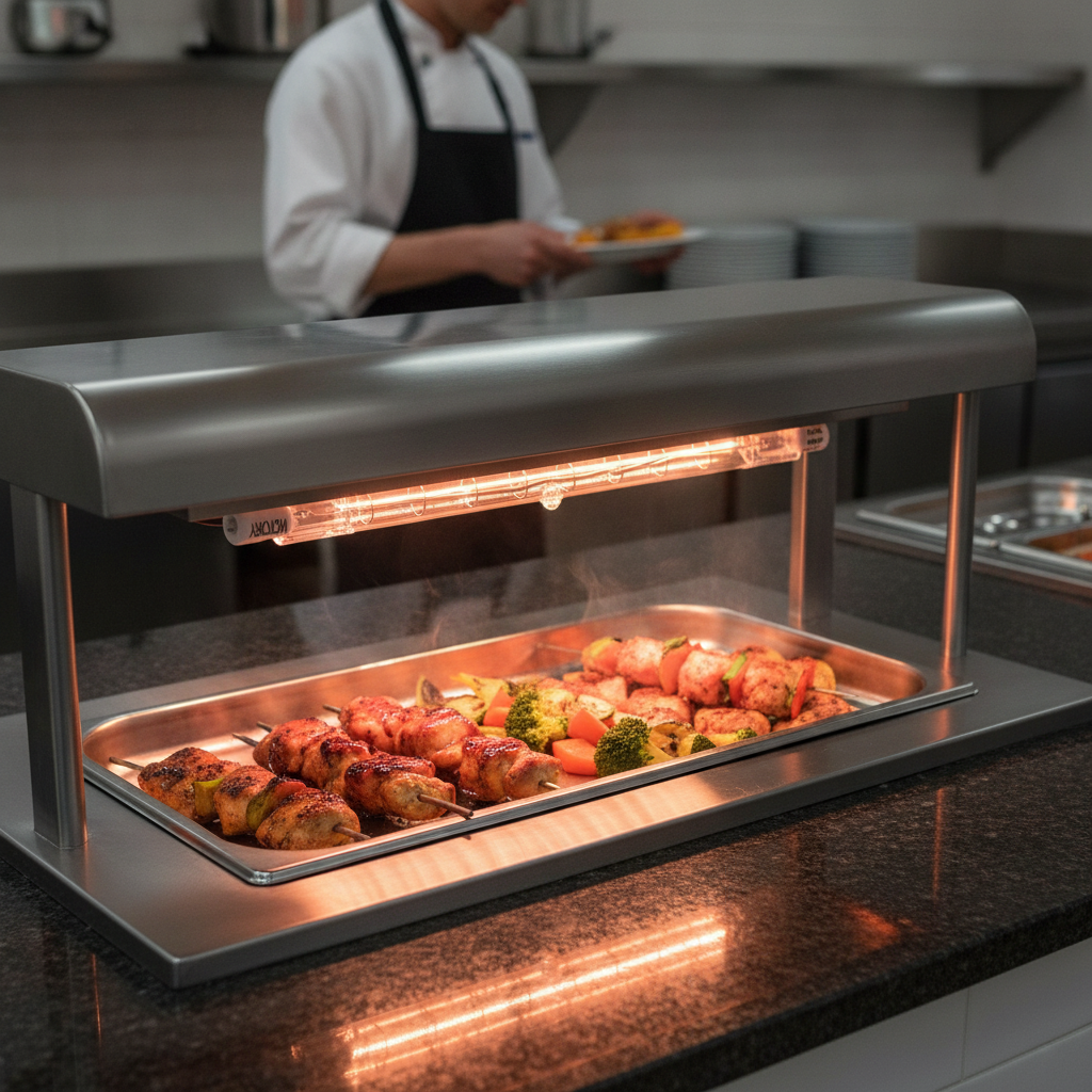 Infrared Quartz Heat Bulb 200W for Catering Applications