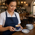 Espresso Saucers 115mm Vitrified Stoneware for Use (Pack of 12)