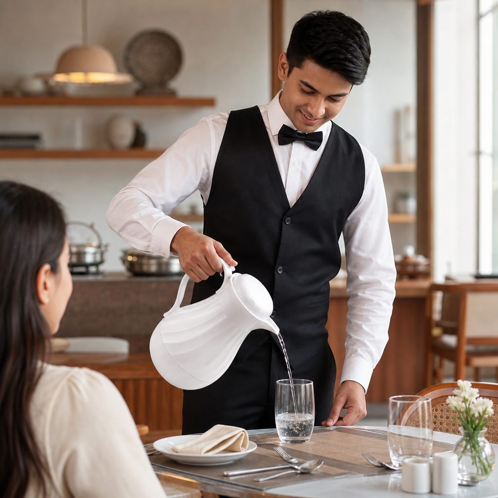 Insulated Plastic Swirl Jug 2L for Efficient Beverage Service