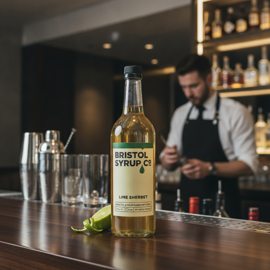 Lime Sherbet Syrup 750ml for Creative Cocktails