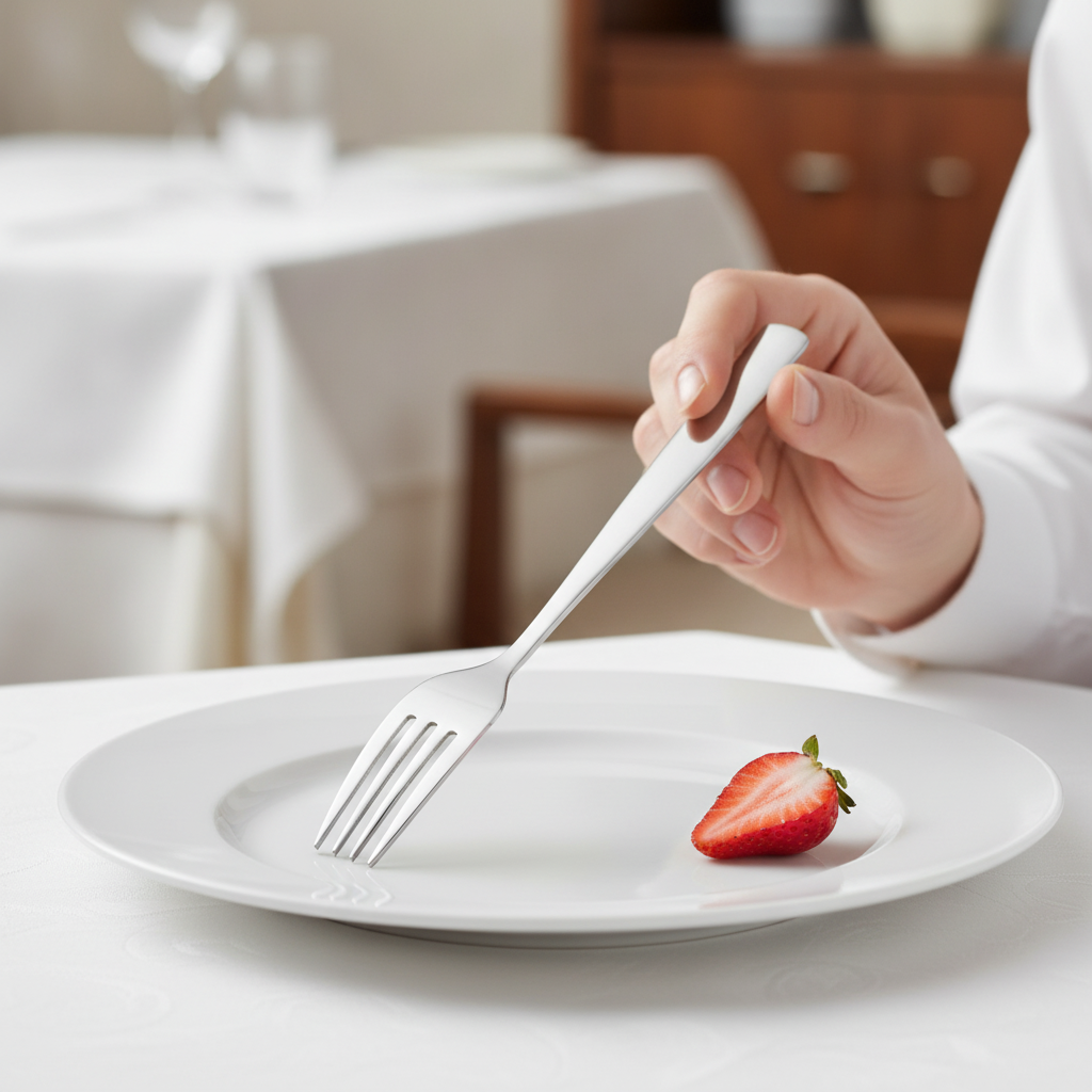 18/10 Stainless Steel Dessert Fork for Elegant Table Settings (Pack of 12)
