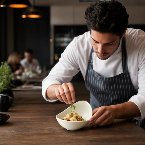 Bowls 130mm Porcelain for Food Presentation (Pack of 12)