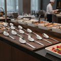 Stainless Steel Slotted Long Serving Spoon 273mm for Buffets (Pack of 12)