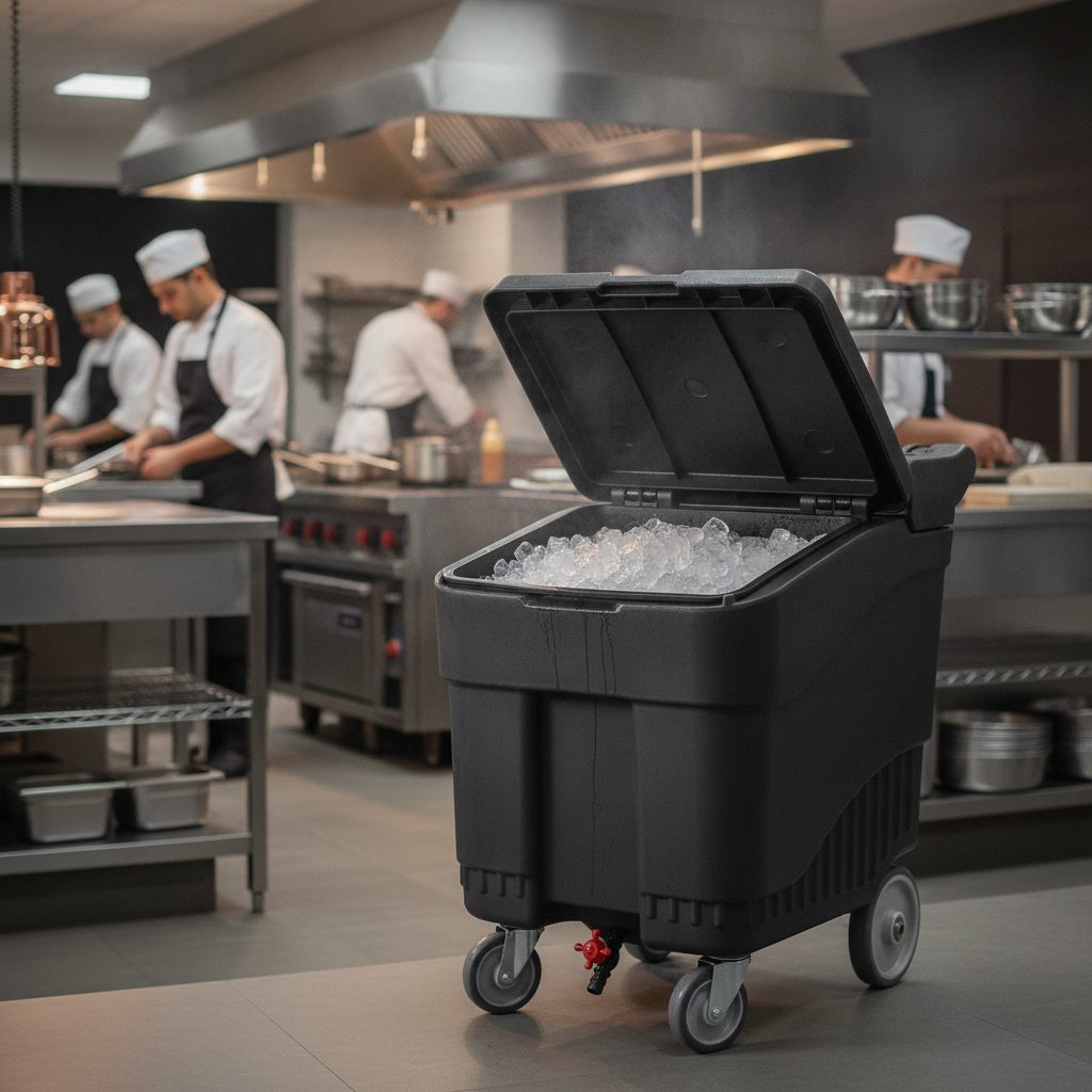 Polyethylene Ice Caddy 100L for Catering & Events