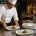 Oblong Plates 300x150mm Vitrified Ceramic for Everyday Use (Pack of 12)