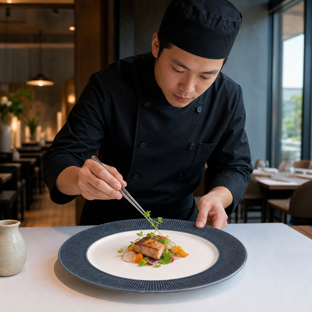 Presentation Plates 305mm Porcelain for Catering (Pack of 12)
