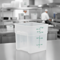 Polypropylene CamSquare Container 3.8L for Commercial Kitchens